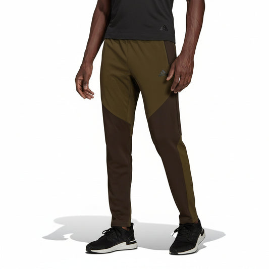 Adidas Two-Tone Athletic Pants Green, Men