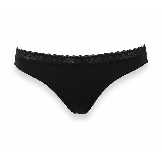Moschino Black Lace Trim Brief (A13114410-0555) Women