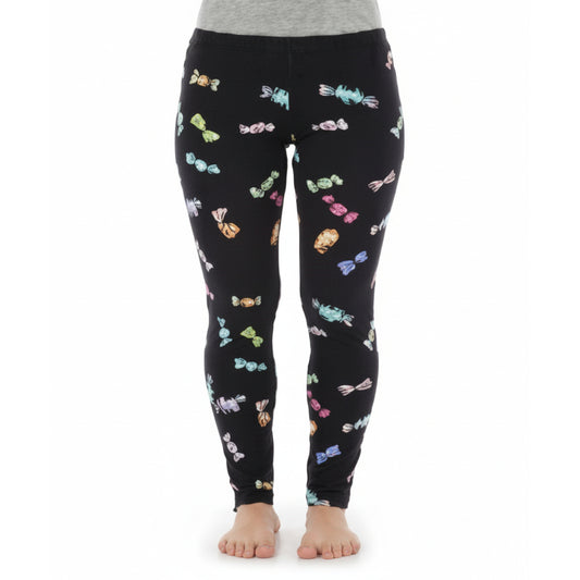 Moschino Candy Print Black Leggings (A68114412-1555) Women