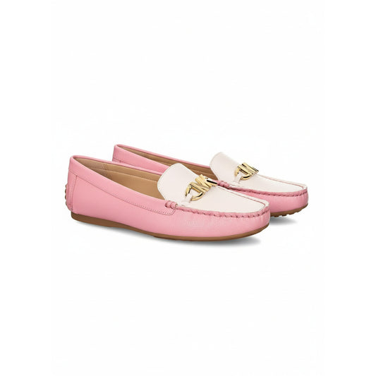 Michael Kors Pink White Driving Loafers (49R4RDFP1L-CARNATION) Women