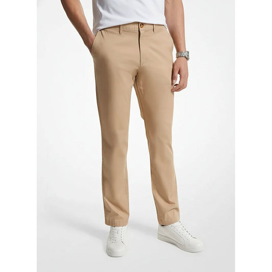 Michael Kors Slim Fit Chino Pants Khaki (CS4301KDR2-KHAKI) Men