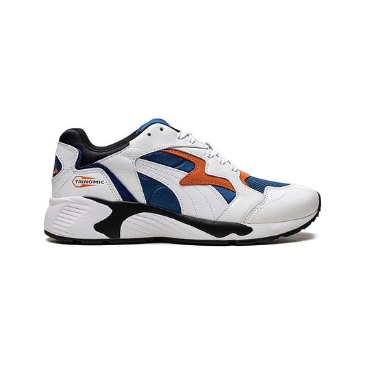 Puma Prevail Trinomic Retro Sneaker White Blue Orange, Women