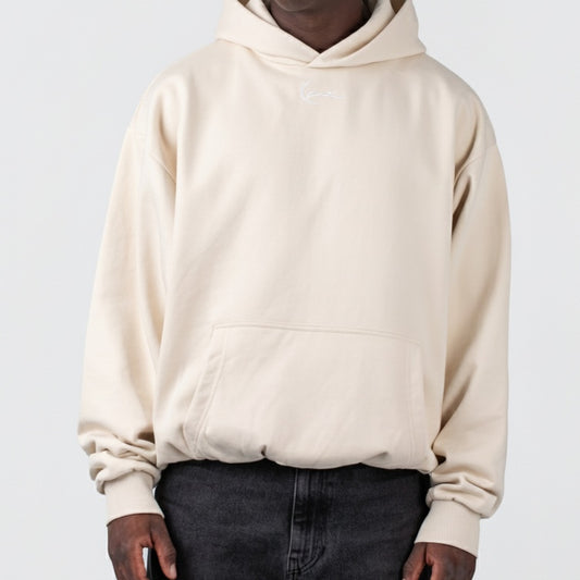 Karl Kani Small Signature Oversized Hoodie Off White, Men