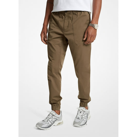 Michael Kors Elastic Waist Jogger Pants Khaki, Men