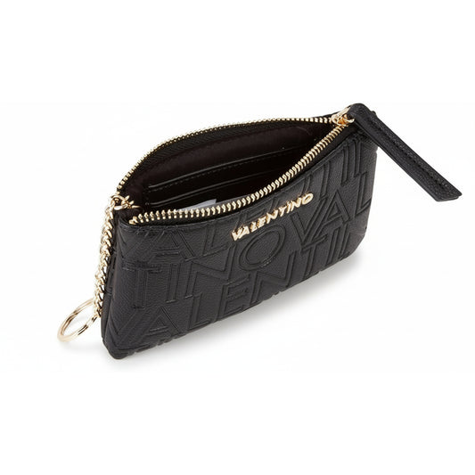 Mario Valentino Embossed Logo Coin Purse Black (VPS8PG101-001) Women