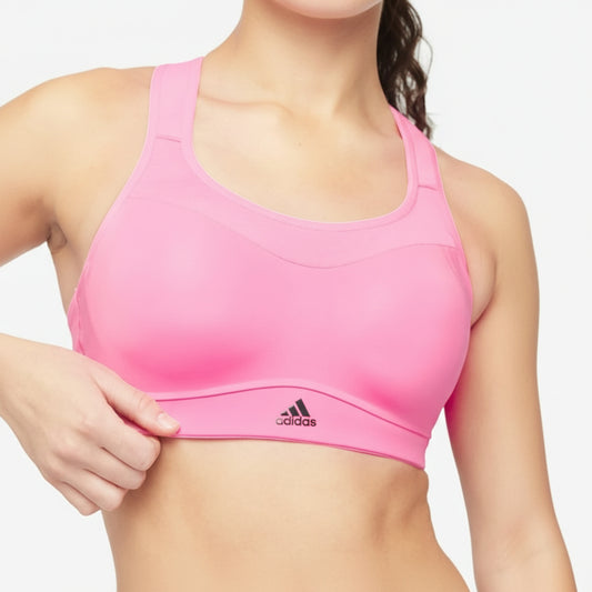 Adidas Pink Racerback Sports Bra, Women