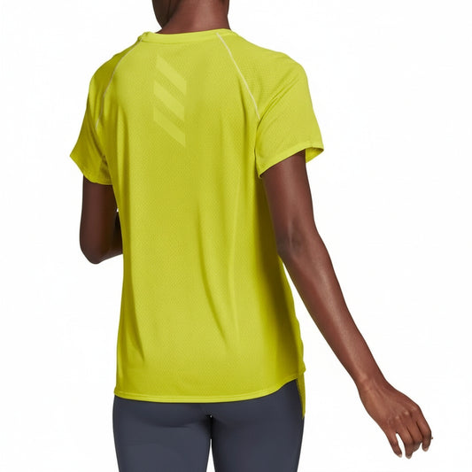 Adidas Short Sleeve T-shirts ADI RUNNER TEE (GJ9904-YELLOW) Women