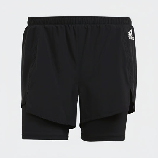Adidas Shorts W 2in1 SHO (GL4033-BLACK_WHITE) Women