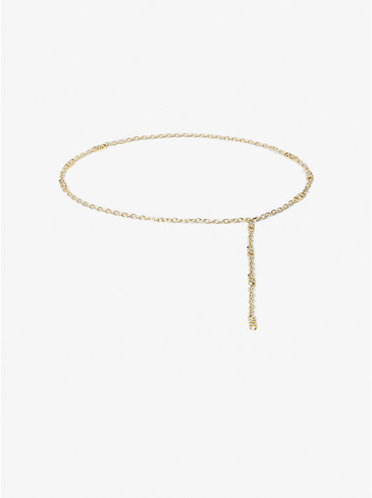Michael Kors Belts MINI CHAIN BELT WITH PAVE LOGO (559118-40) Women