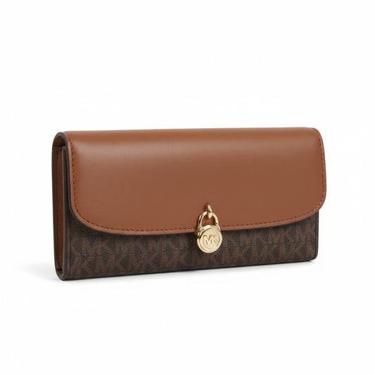 Michael Kors Signature Continental Wallet Brown (35S5GHME9B-BROWN) Women