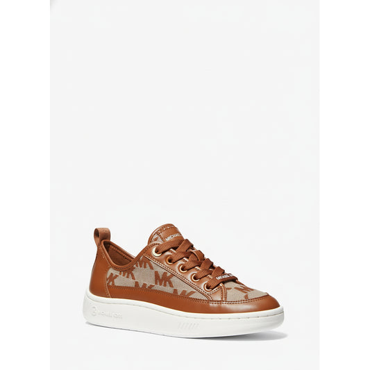 Michael Kors Logo Sneakers Brown (49S4SHFS1Y-LUGGAGE) Women