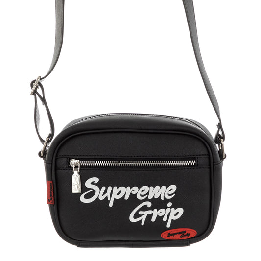 Supreme Grip Script Logo Crossbody Bag Black, Unisex