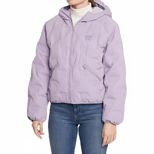 Wrangler Hooded Down Puffer Jacket Lavender, Women