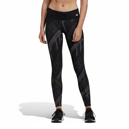 Adidas Leggings OWN THE RUN TGT (GH7901-BLACK_GREEN) Women