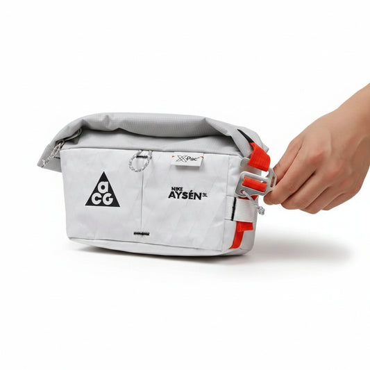 Nike ACG Aysen Fanny Pack Bag 3L White Black Red Photon Dust Grey, Unisex