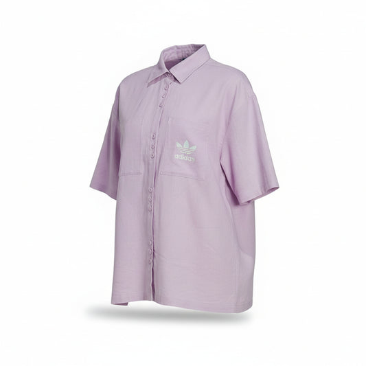 Adidas Short Sleeve Shirts Shirt S/S (HL9048-BLUE) Women