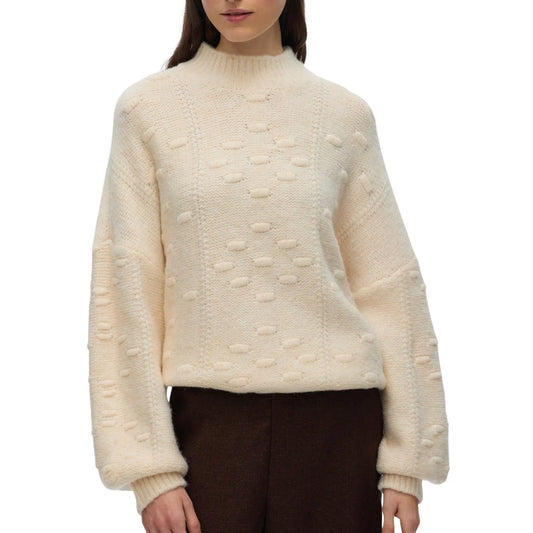 Vero Moda Kaia LS Highneck Sweater (10334928-BIRCH) Women