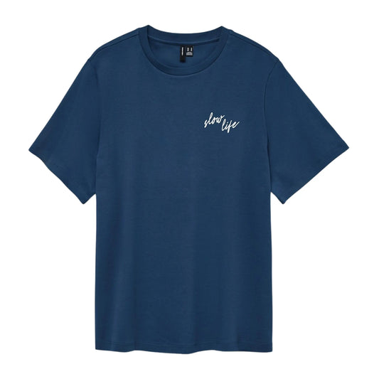 Vero Moda Vera Caty SS T-shirt (10338436-DARKDENIM) Women