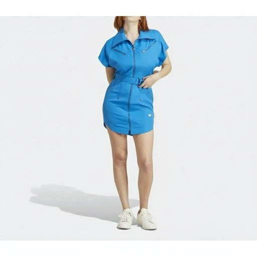 Adidas Club Blue Zip Front Dress, Women