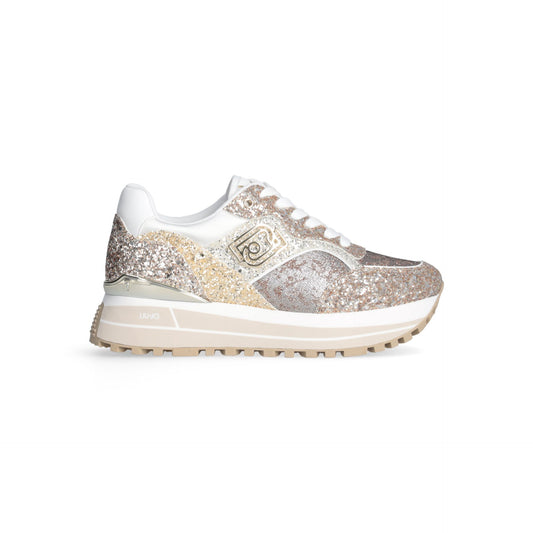 LIU JO MAXI WONDER 73 - SNEAKER GLITTER GOLD Women