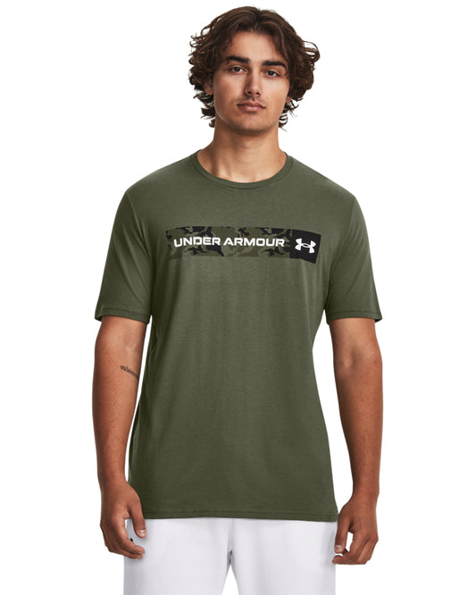 UA CAMO CHEST STRIPE SS (1376830-390) Men