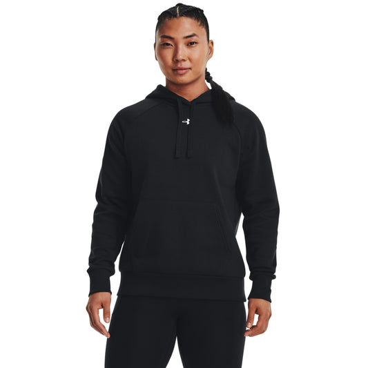 UA RIVAL FLEECE HOODIE (1379500-001) Women