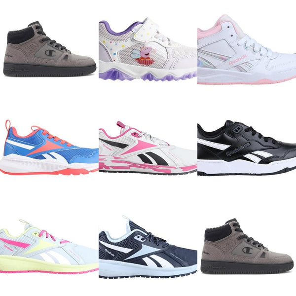 Kids' Sports Shoes - Champion, Reebok, Peppa Pig cover