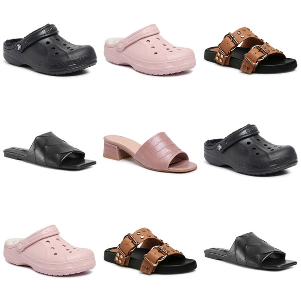 Women's Pool Sliders - Crocs, Gino Rossi, Lasocki cover