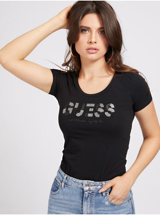 Guess, T-Shirt, Black, Women
