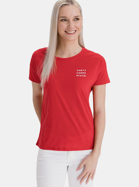 T-shirt, Red, Women