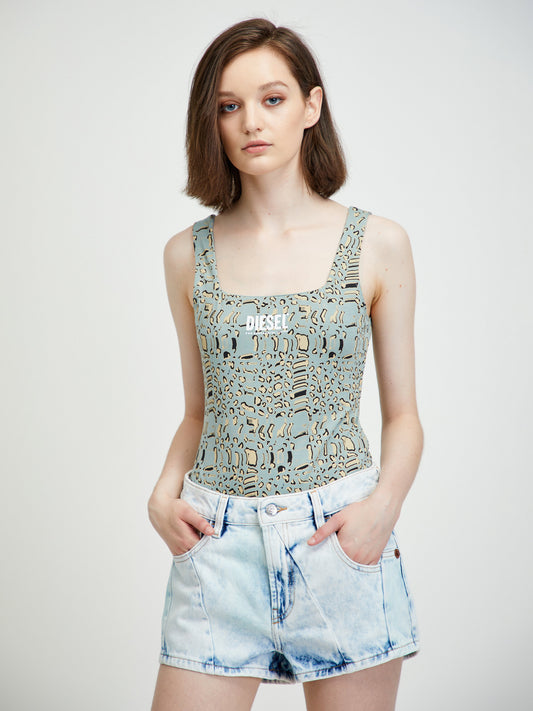 Diesel Patterned Bodysuit Bodisa Green (1913TBALE5367-3319591) Women