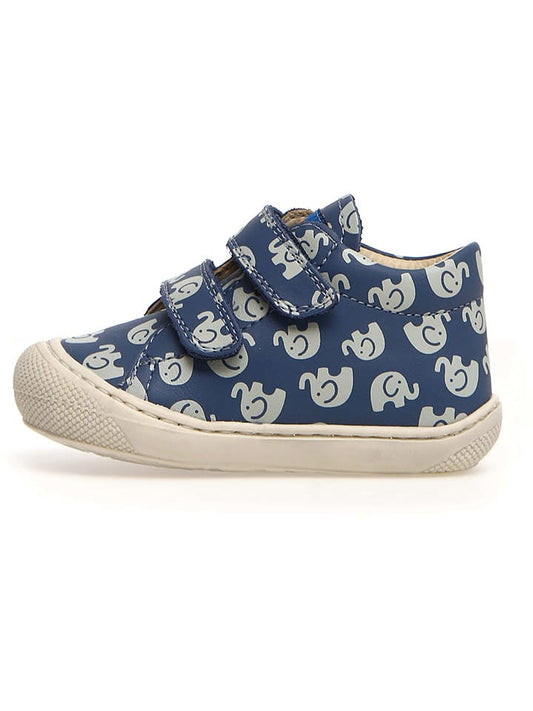 Naturino Leather First Walker Shoes "Cocoon" Navy Kids