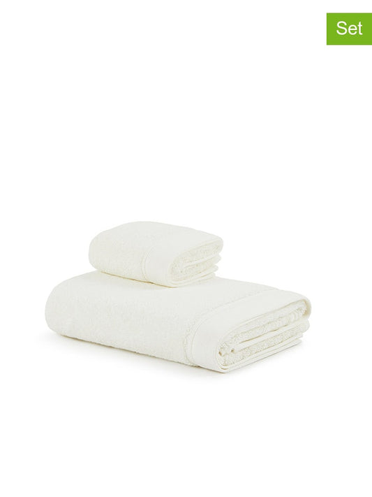 Lanerossi 2-Piece Set: Towels White Unisex