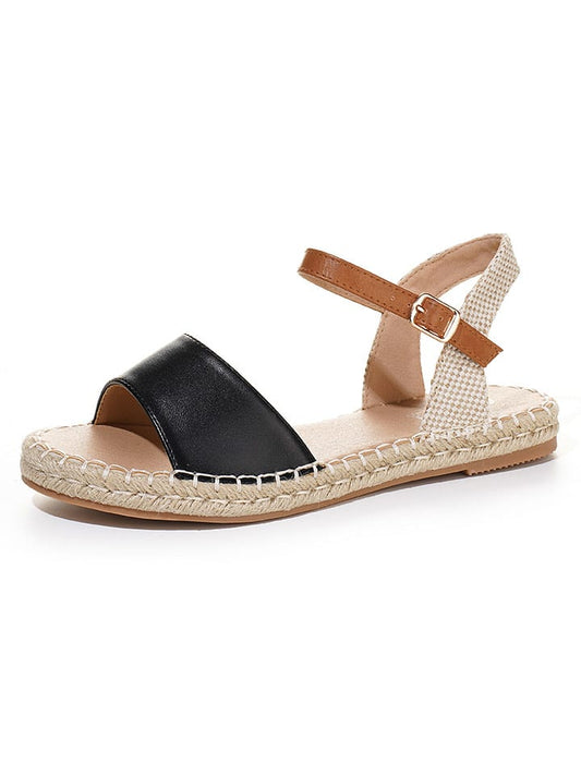 C'M Espadrille Black / Light Brown Women