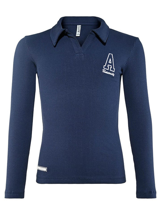Blue Effect Polo Shirt Navy Kids