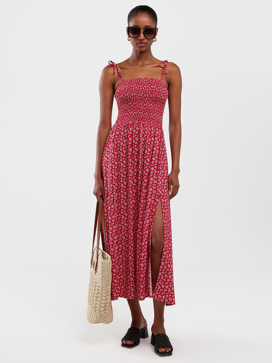 BIG STAR Dress Red / White Women