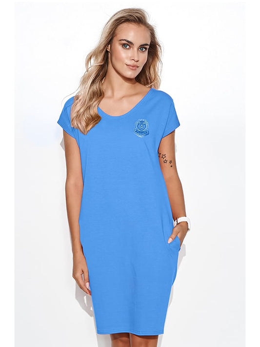 Makadamia Dress Blue Women