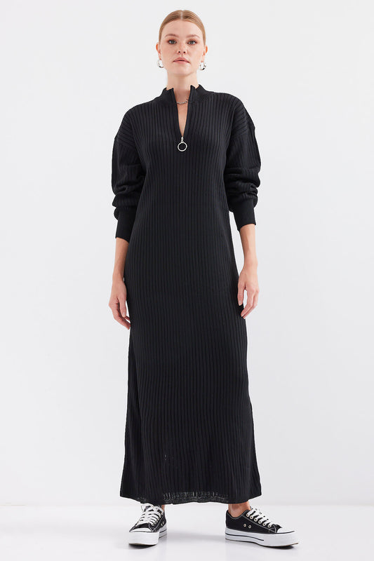 Bigdart Full-length Knitwear Dress - Black Women