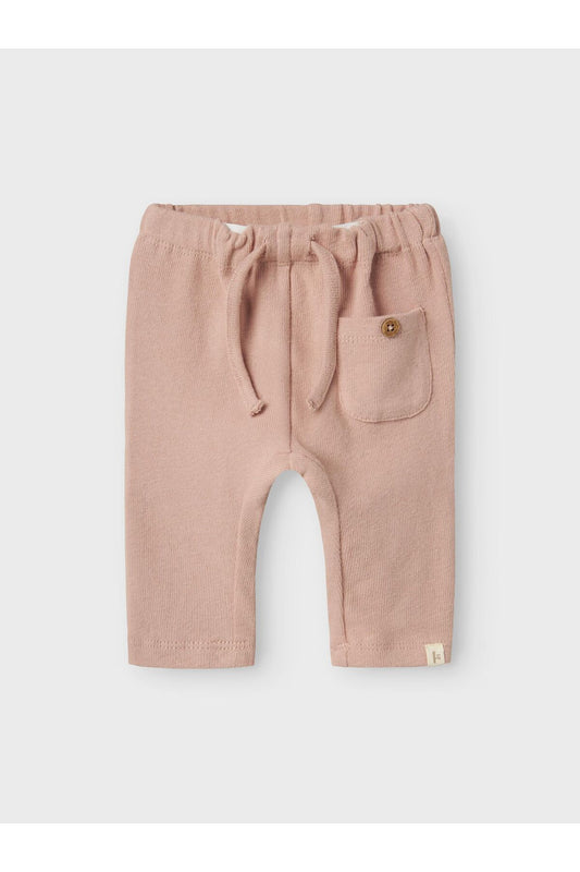 Lil' Atelier Baby organic cotton pants Misty Rose Women