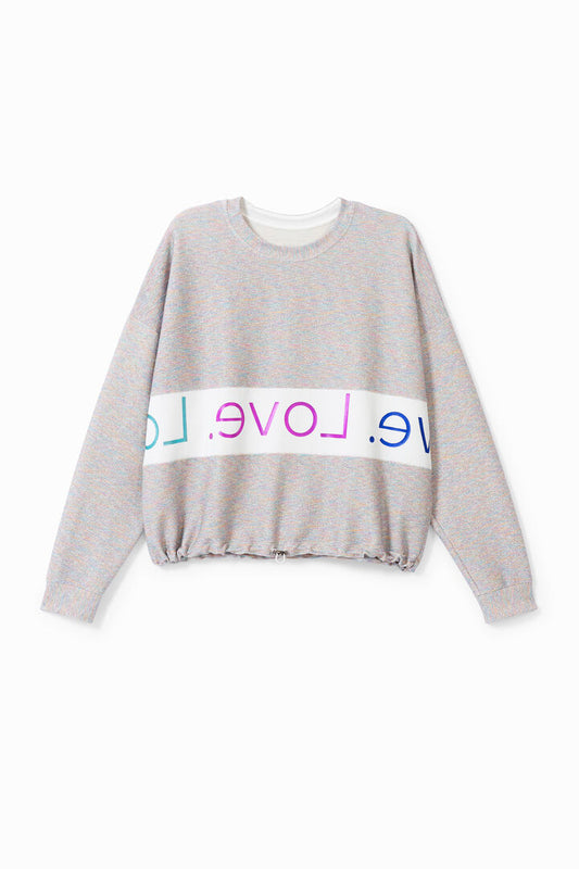 Desigual Sweatshirt Lurex Studio White White (20SOSK12_1000) Women