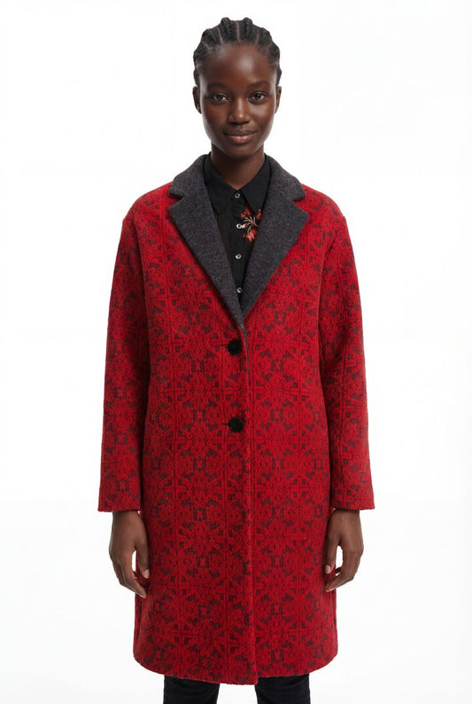 Desigual Coat Aren Red Dark (20WWEW14_3029) Women
