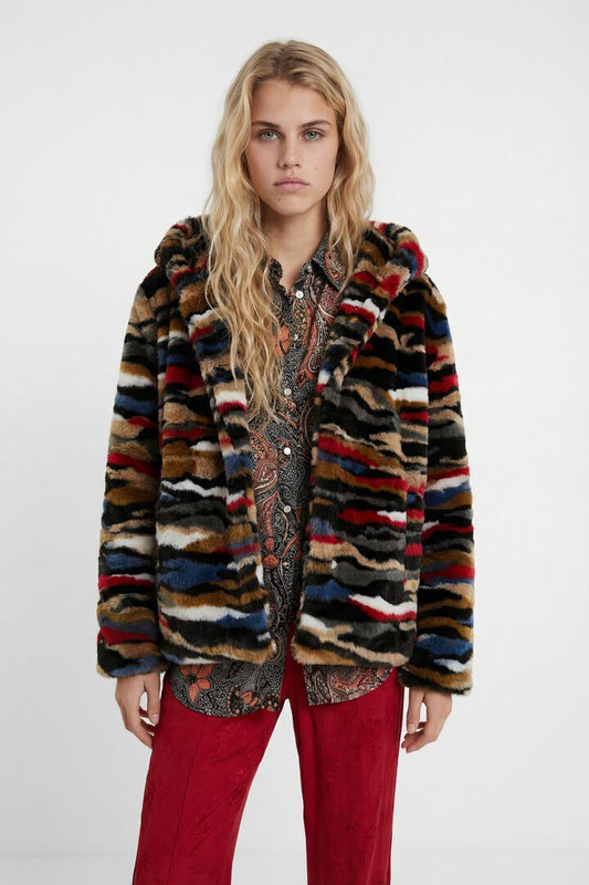 Desigual Coat Engla Tutti Fruti (20WWEWE6_9019) Women