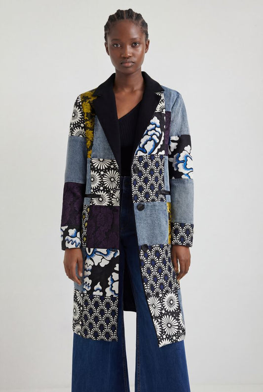 Desigual Coat Hamburgo Black (21WWEWAU_2000) Women