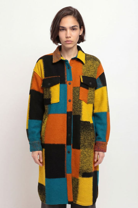 Desigual Coat Finlandia Yellow Texas (21WWEWB1_8016) Women