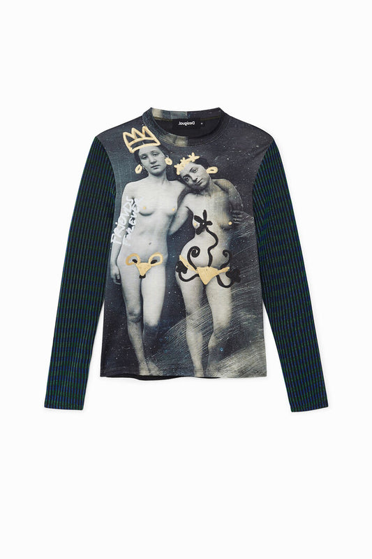 Desigual T-Shirt Night Black (21WWTKCN_2000) Women