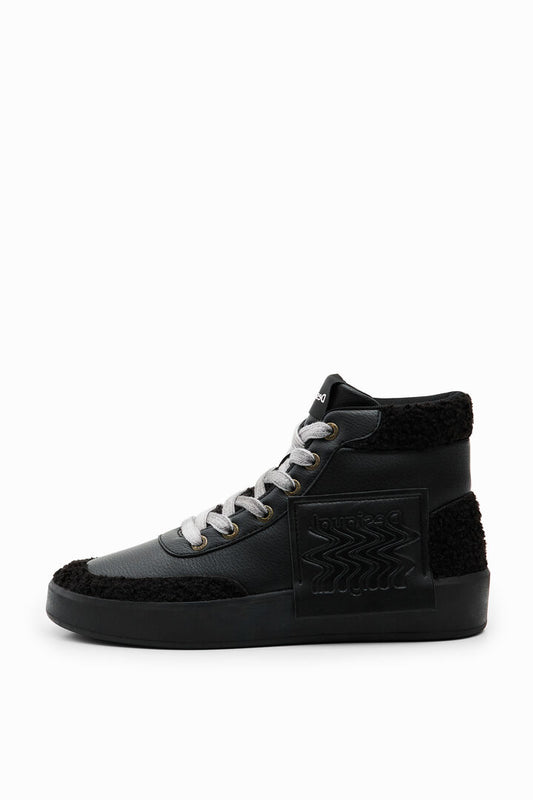 Desigual Sneakers Fancy High Patch Black (22WSKP08_2000) Women