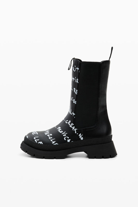 Desigual Boots Chelsea High Lette Black (22WSTP03_2000) Women