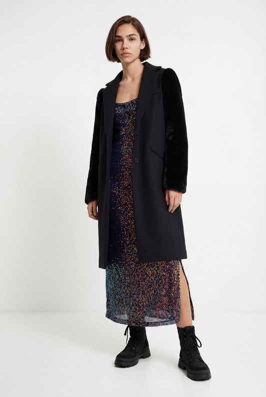 Desigual Coat Maravillas Black (22WWEWA7_2000) Women
