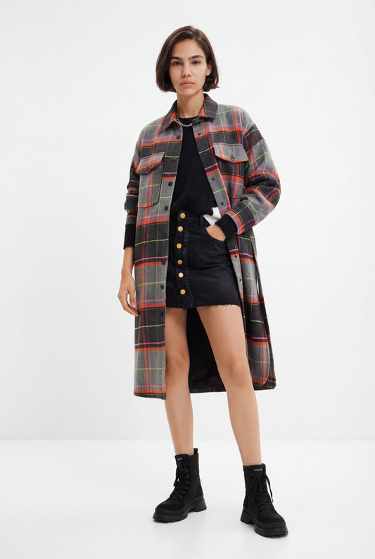 Desigual Coat Kiev Dark Grey (22WWEWAI_2006) Women