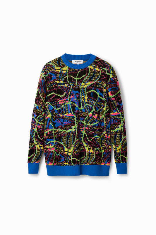 Desigual Jumper Mars Blue Dali (22WWJFAW_5054) Women